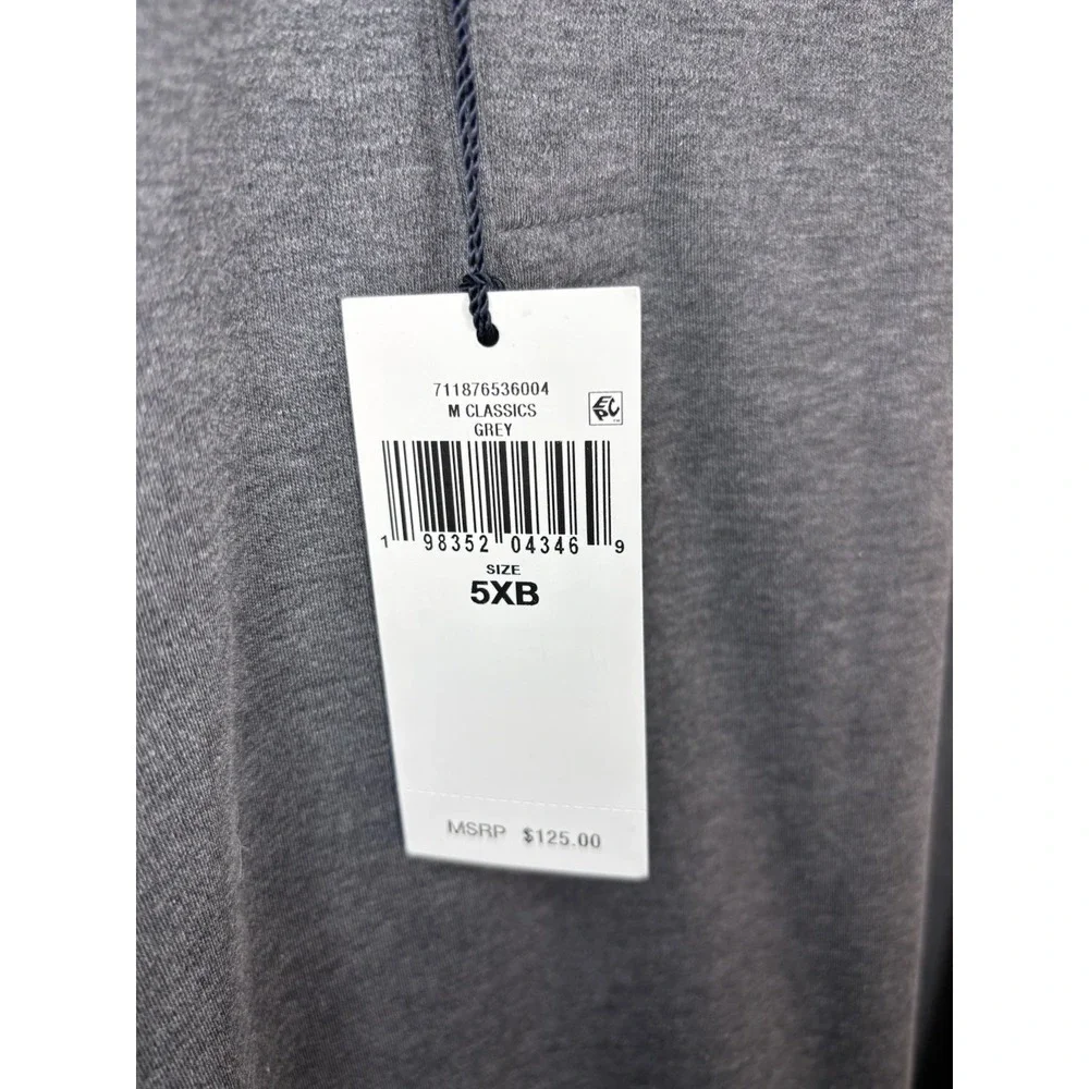 POLO Ralph‎ Lauren Men's Grey Long Sleeve Rugby Style Polo Shirt 5XB NWT $125